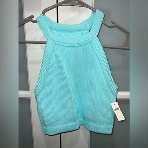 Aerie Superchill Seamless High Neck Bra Top